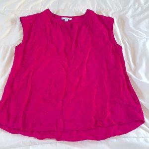 Sheer pink blouse. Katherine Barclay brand.